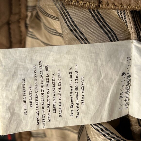 Diesel “Industry Division” Distressed Brown Leather Pants - Picture 13 of 13